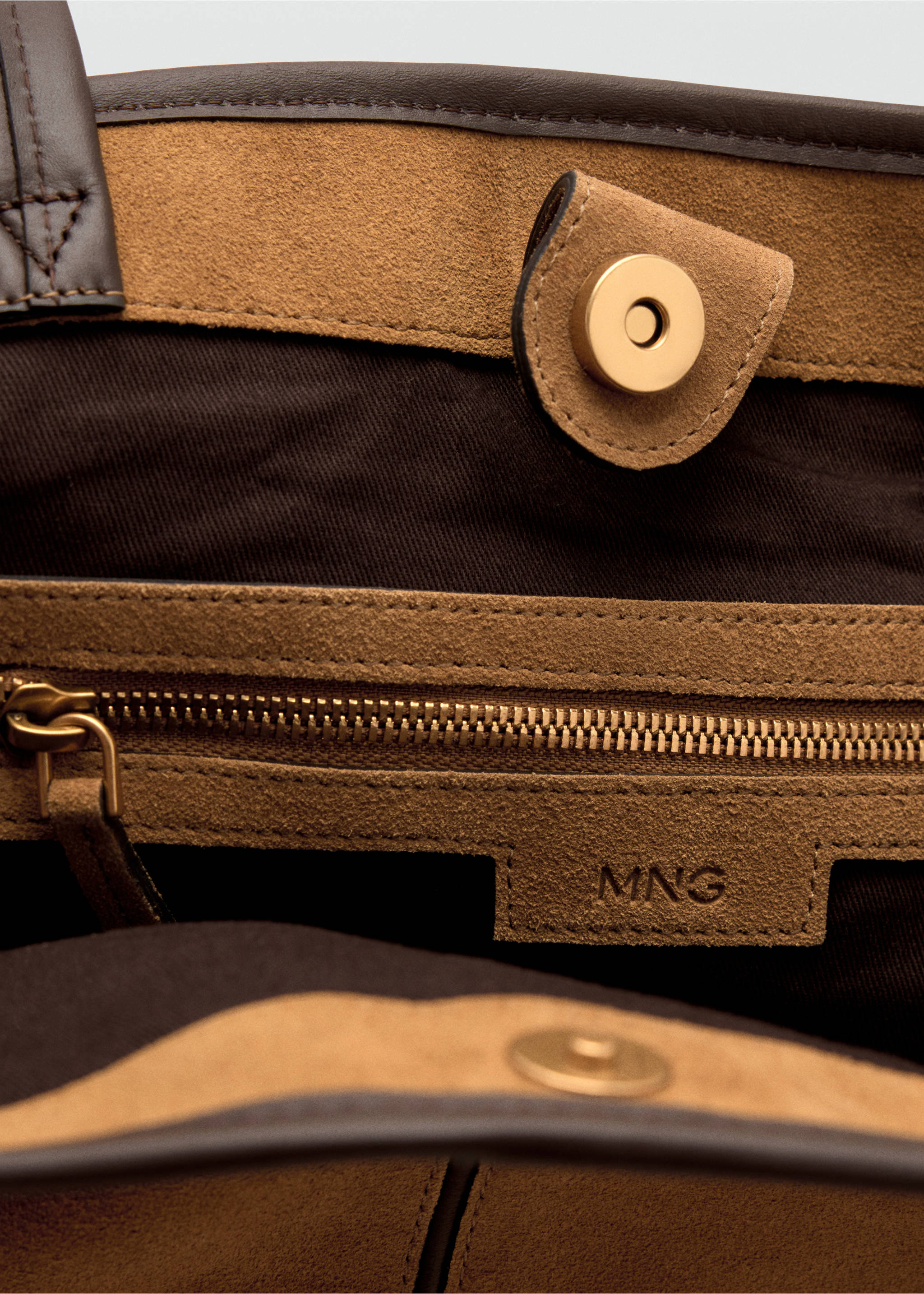 TOTES BAG TERESA - تفاصيل المنتج 3, بني متوسط. Ref: 37065856-00.