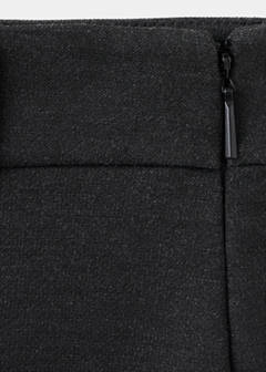 Straight-leg fine-knit trousers — Charcoal 10