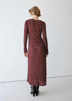 V-neck polka dot dress — Maroon 3