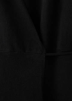 Wrap knitted dress — Black 7