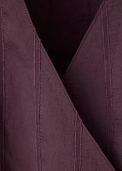 Textured wrap shirt — Purple 6