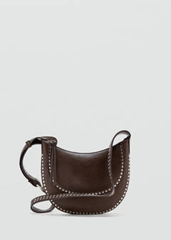 Studded crossbody bag — Chocolate 4