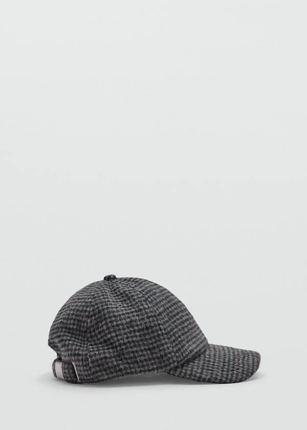 Wool blend cap — Navy