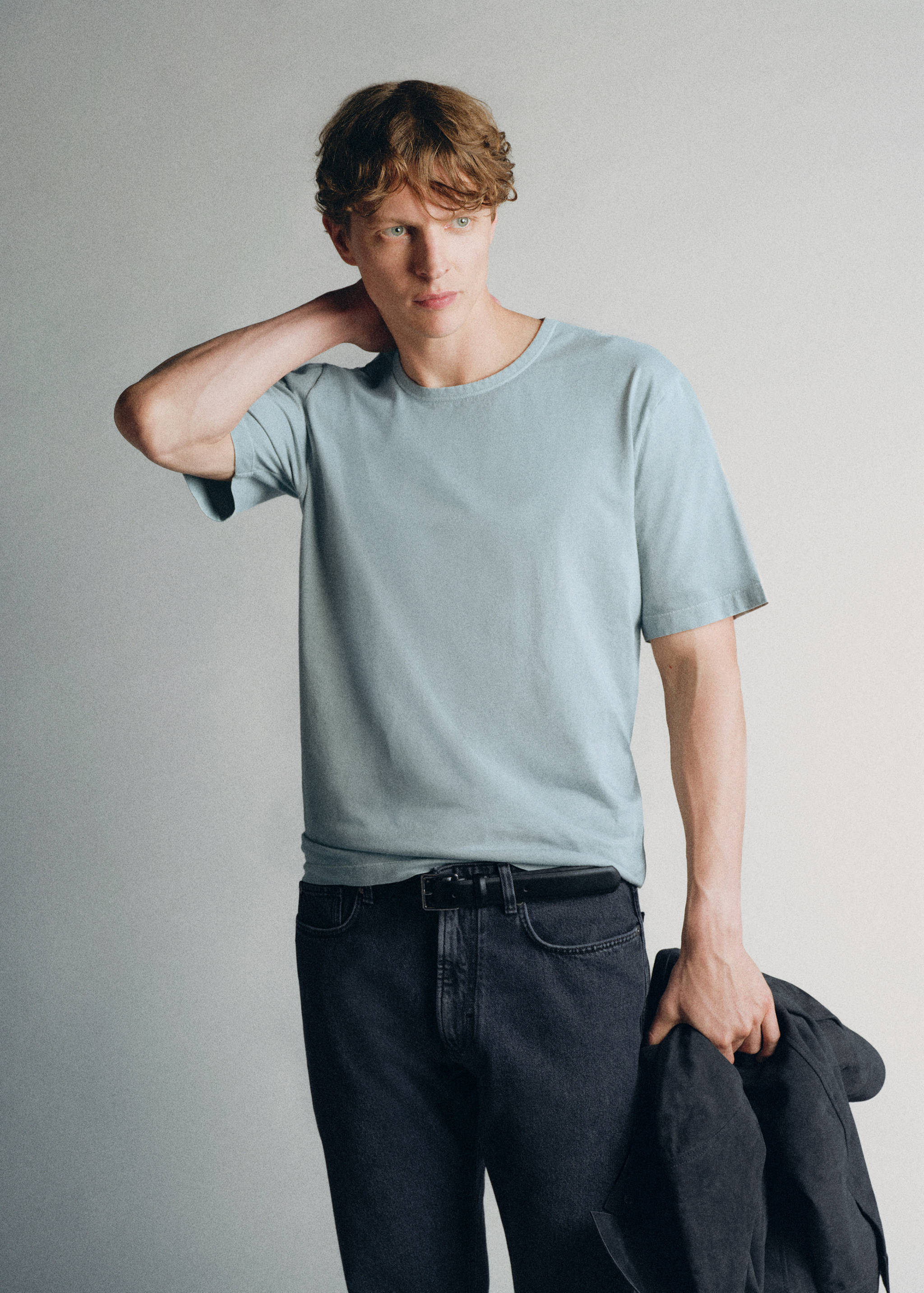 100% cotton T-shirt regular fit - Medium plane
