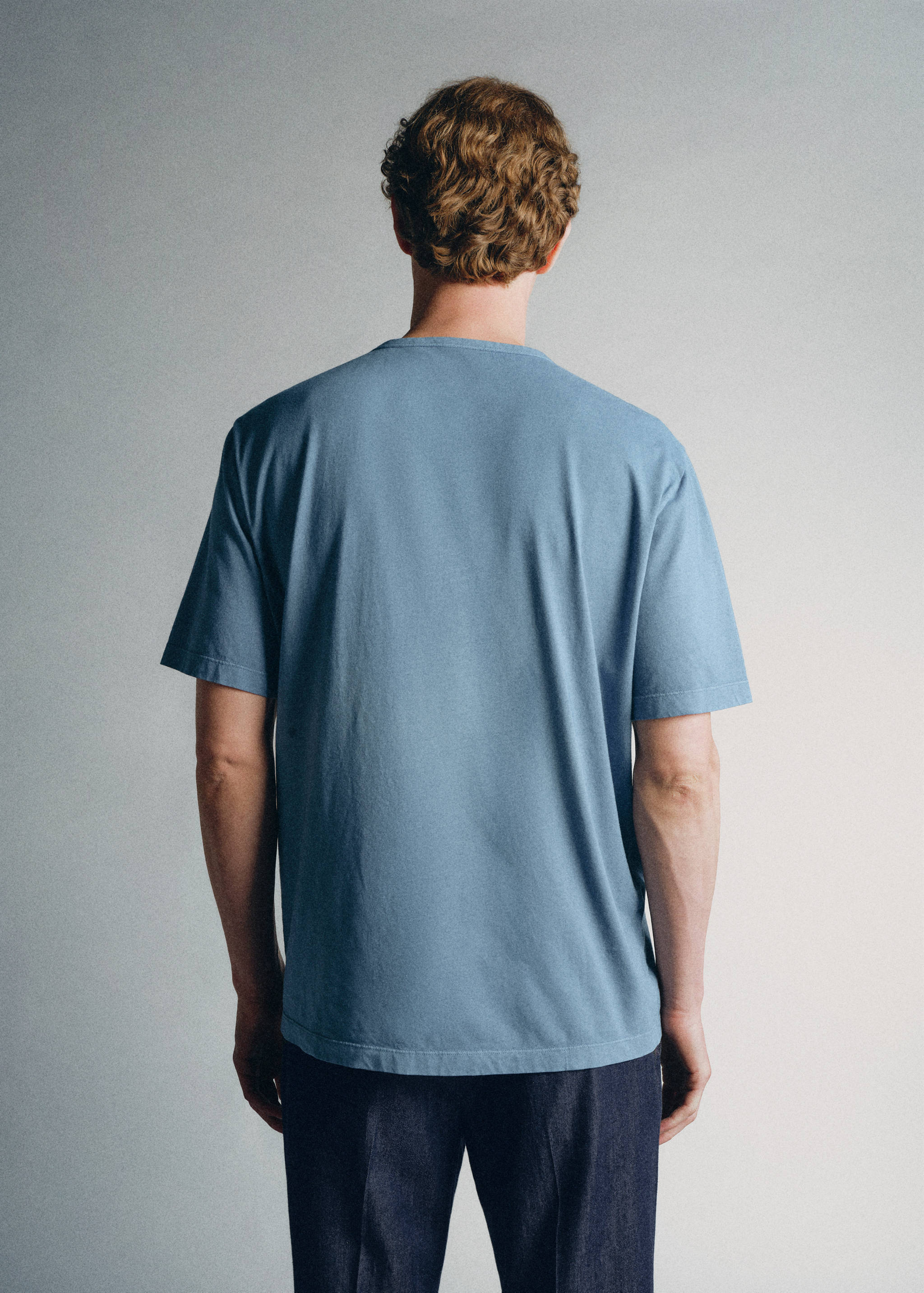 100% cotton T-shirt regular fit - Reverse of the article
