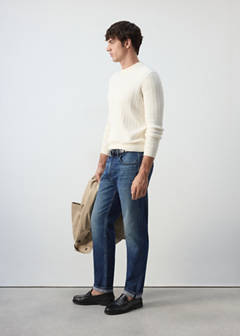 Pola selvedge regular-fit jeans — Medium Blue 5