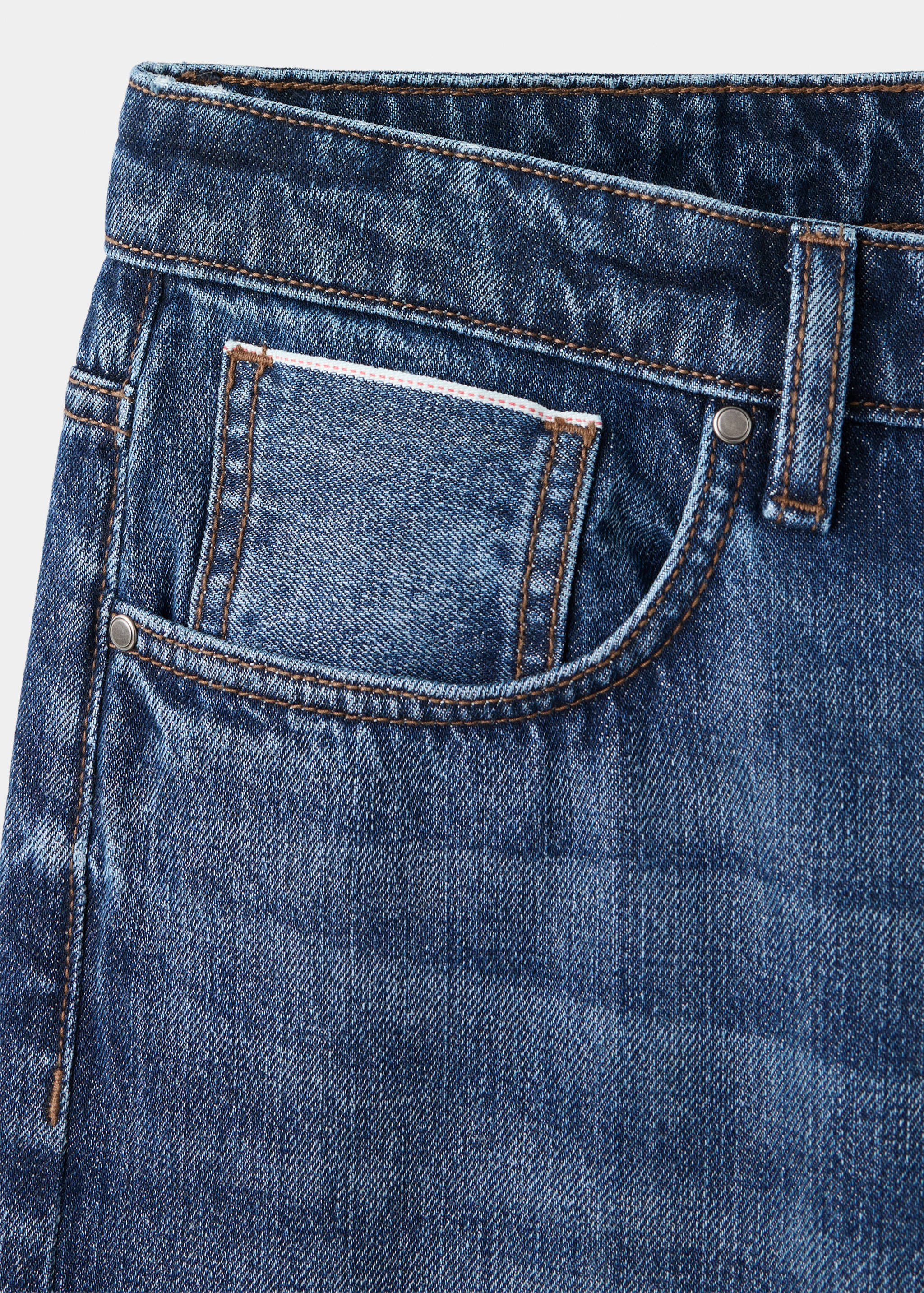 Regular fit jeans 100% cotton - Details of the article 0