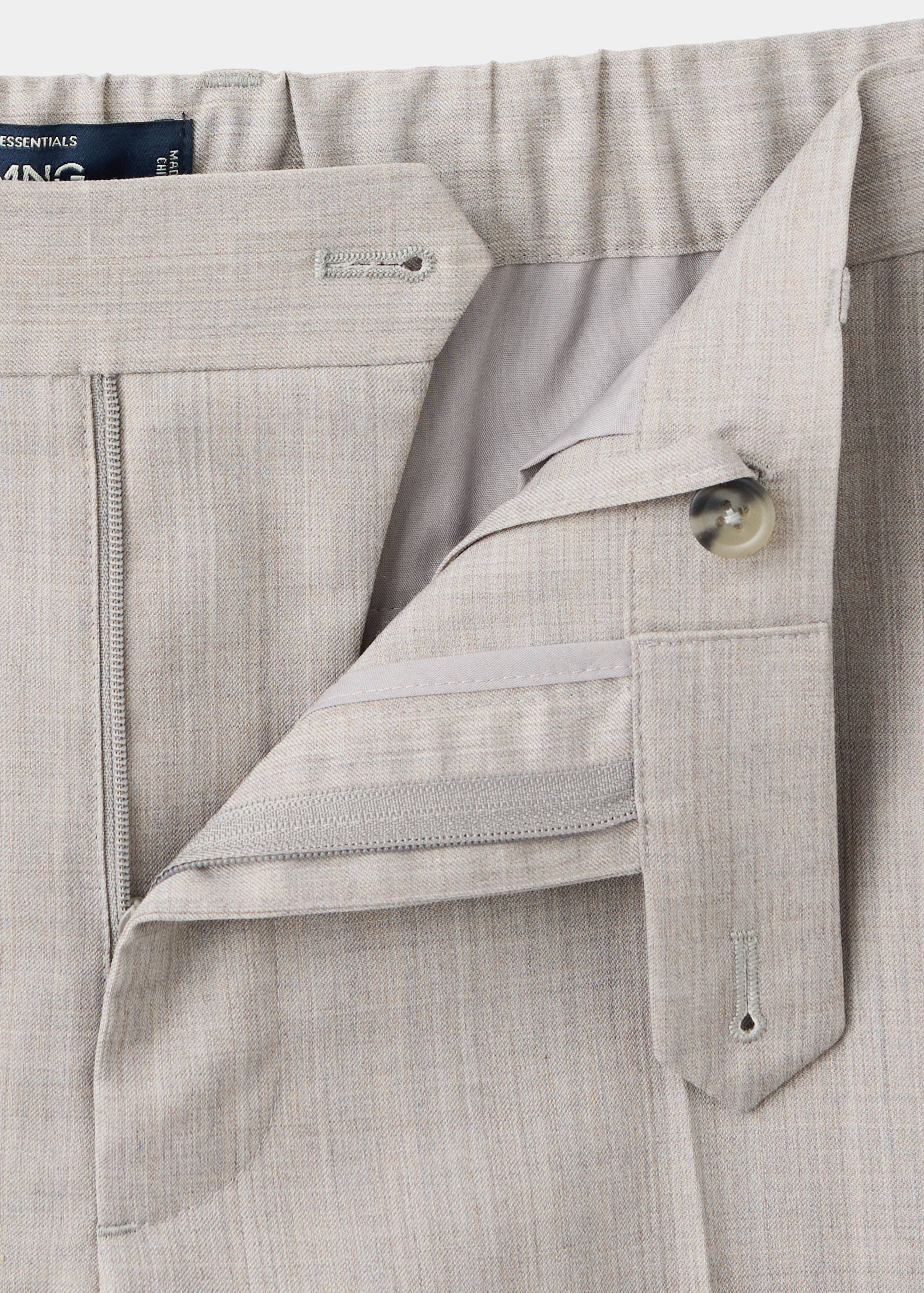 Regular-fit wool-blend trousers - Details of the article 8