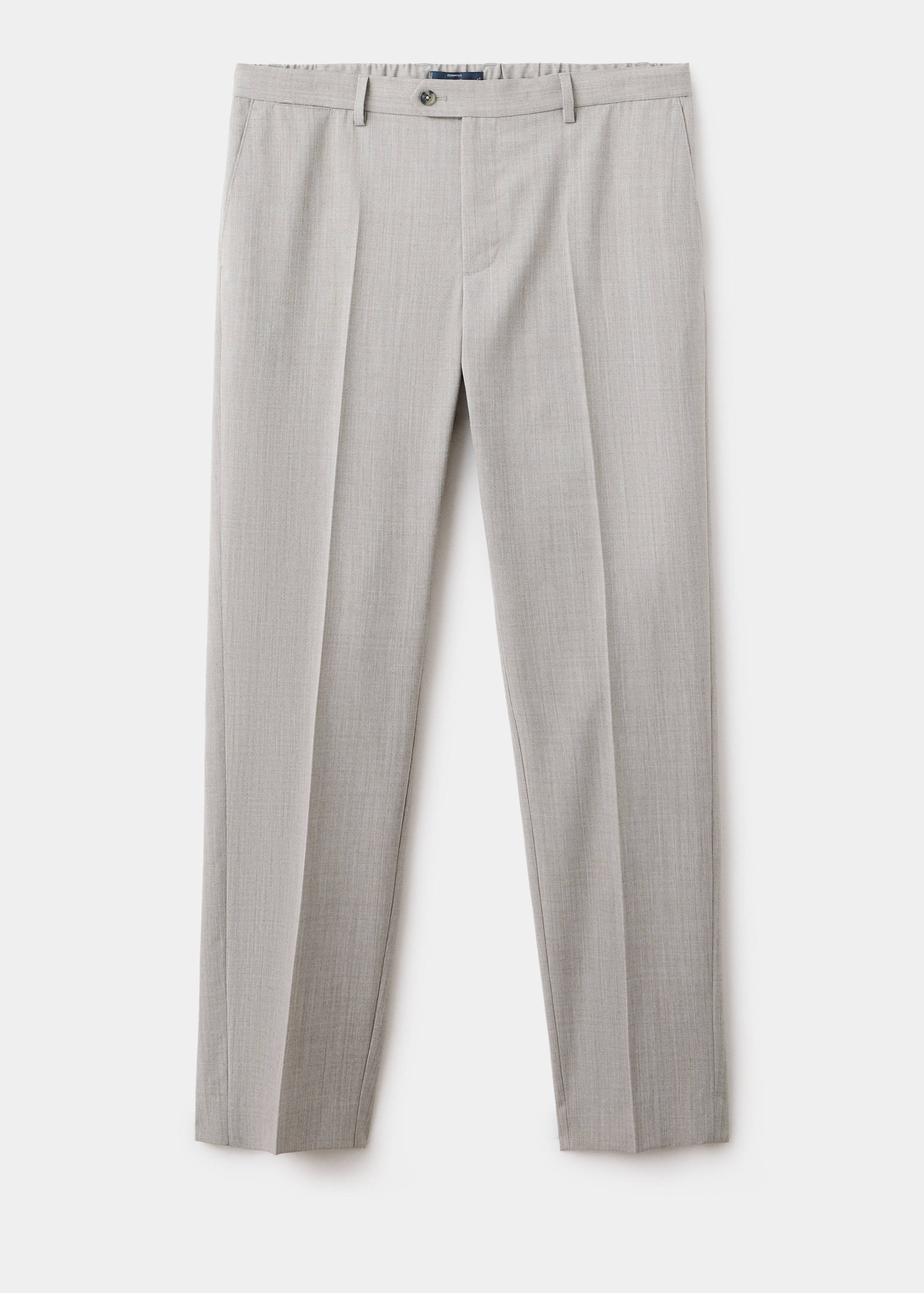 Regular-fit wool-blend trousers - Article without model