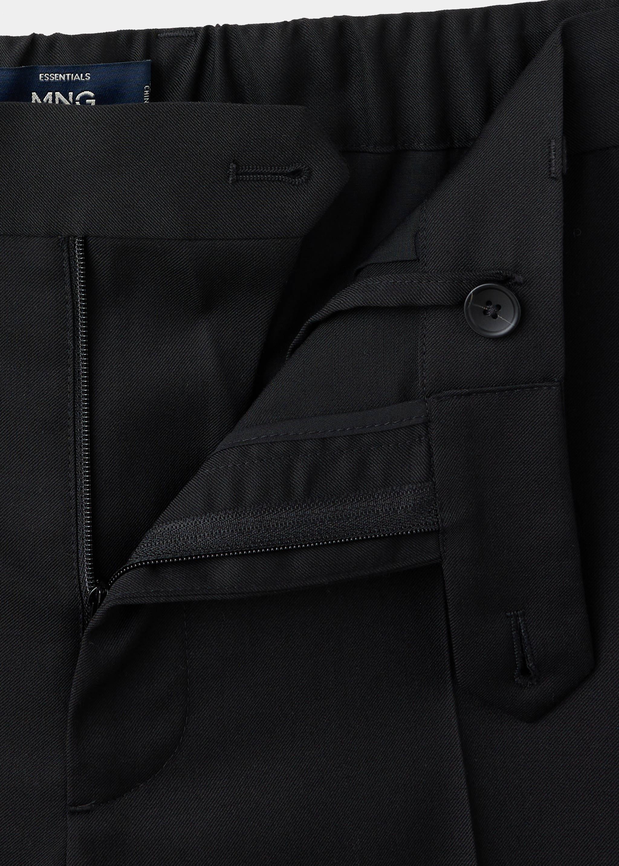 Regular-fit wool-blend trousers - Details of the article 8
