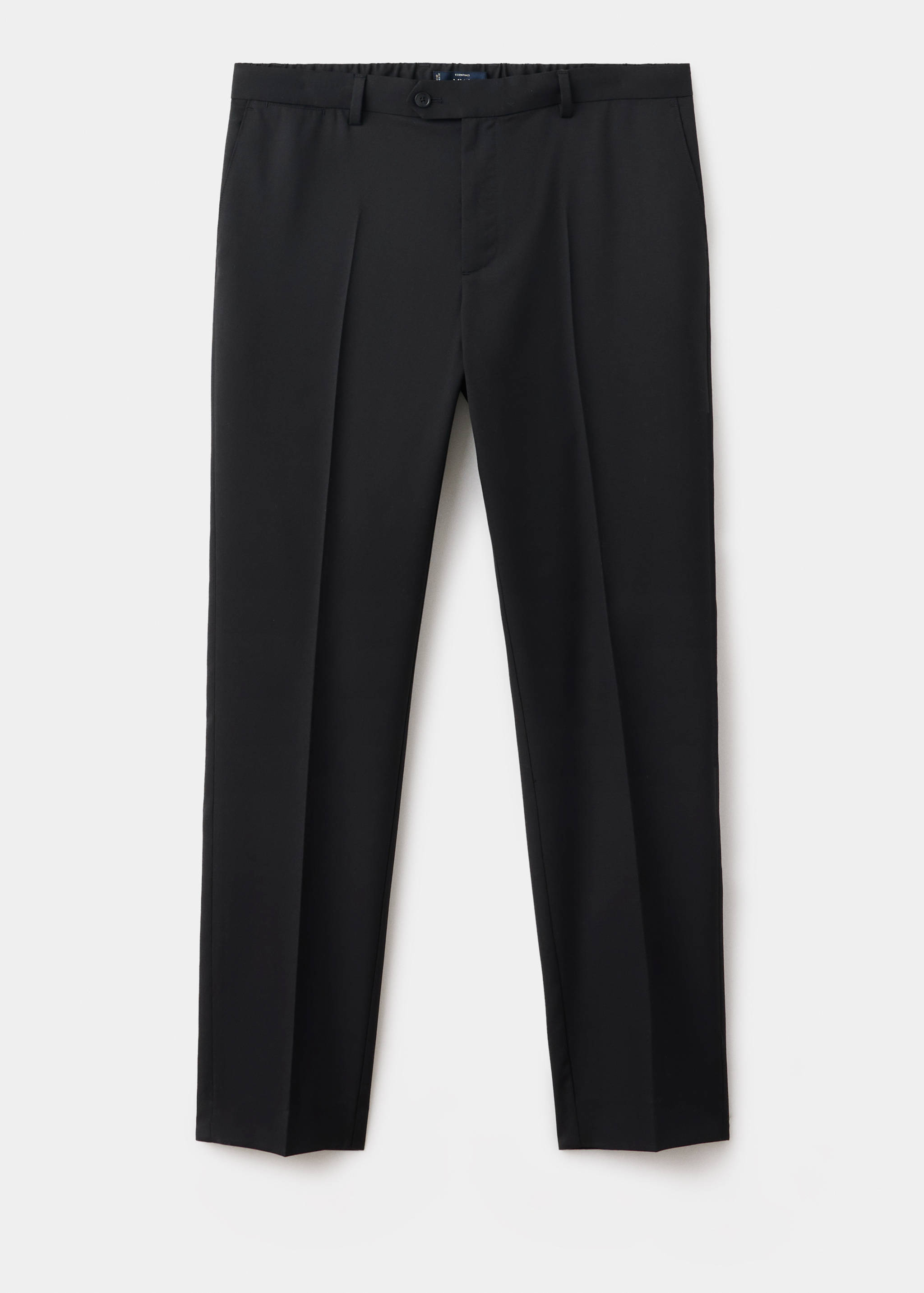 Regular-fit wool-blend trousers - Article without model