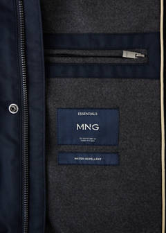 Water-repellent cotton blend jacket — Night Blue 10