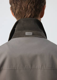 Water-repellent cotton blend jacket — Mink Grey 6