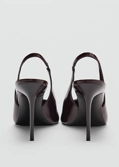 Patent heeled shoes — Burgundy 3
