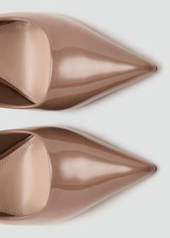 Patent heeled shoes — Nude 4