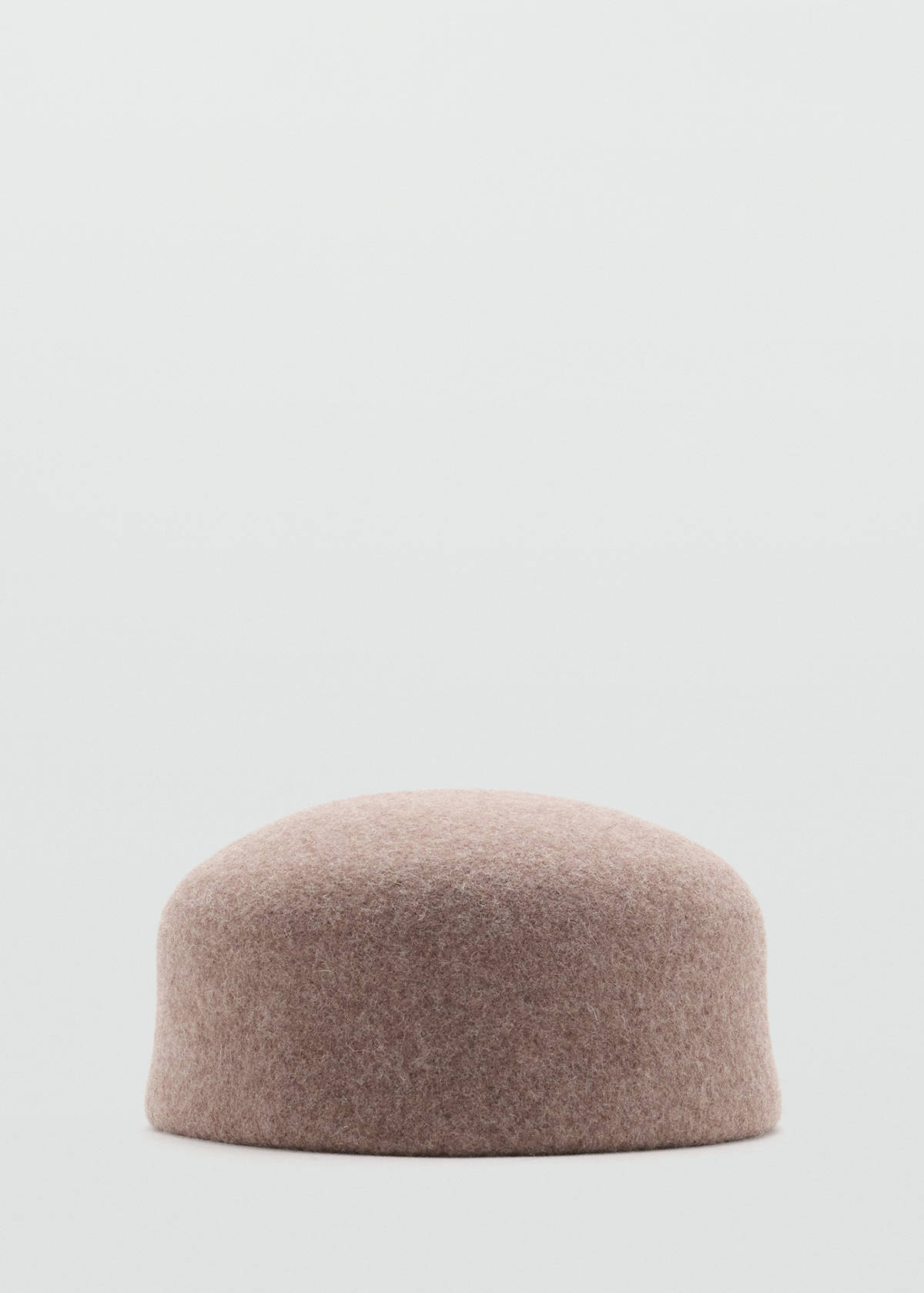 100% wool pillbox hat — Medium Brown