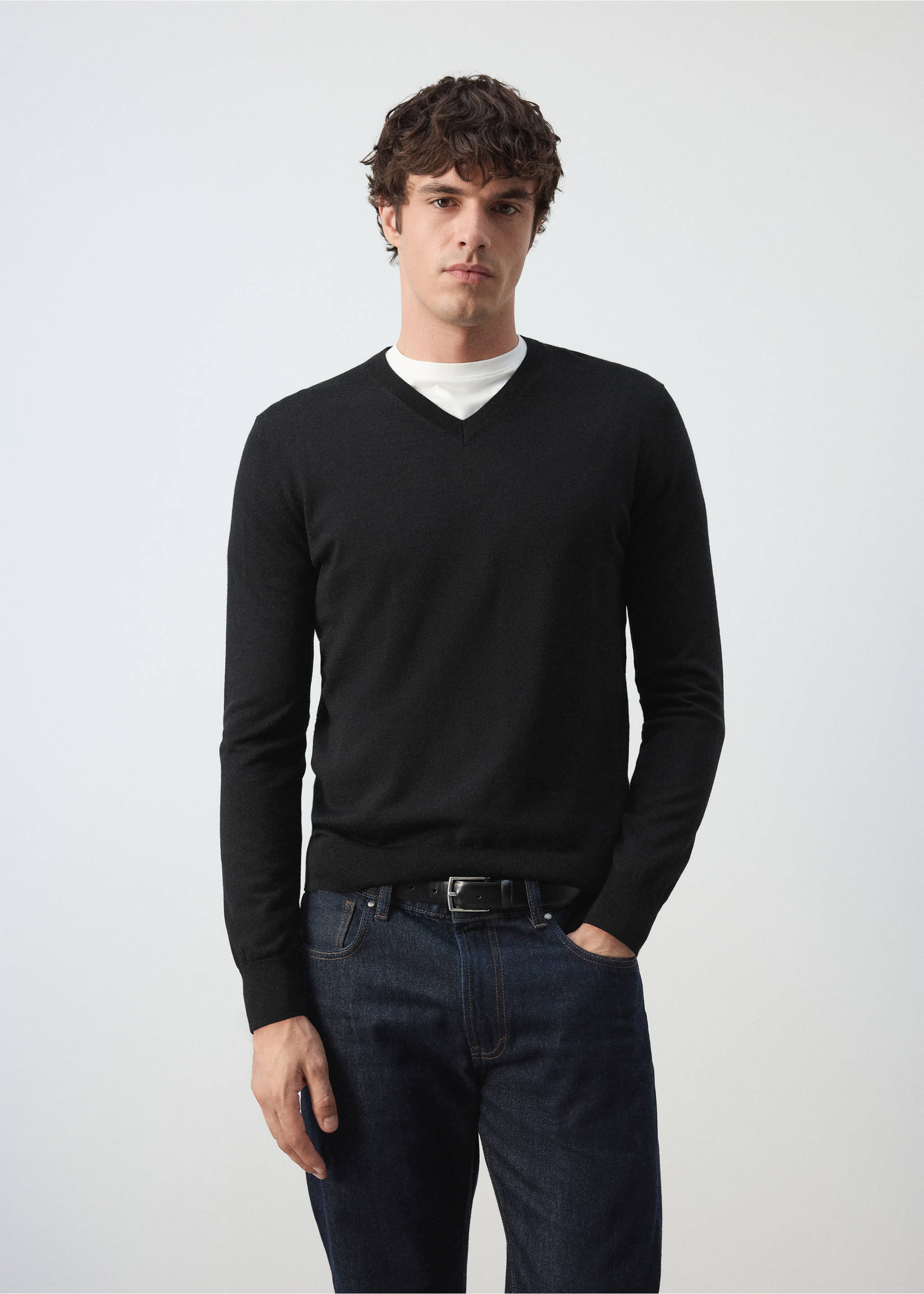 Pull willyv-i - Plan moyen, Noir. Ref: 37065980-00.