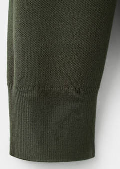 Comfort stretch knit cardigan — Dark Green 9
