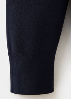 Comfort stretch knit cardigan — Navy 9