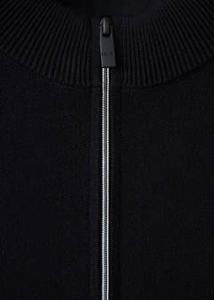 Comfort stretch knit cardigan — Black 8
