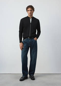 Comfort stretch knit cardigan — Black 11