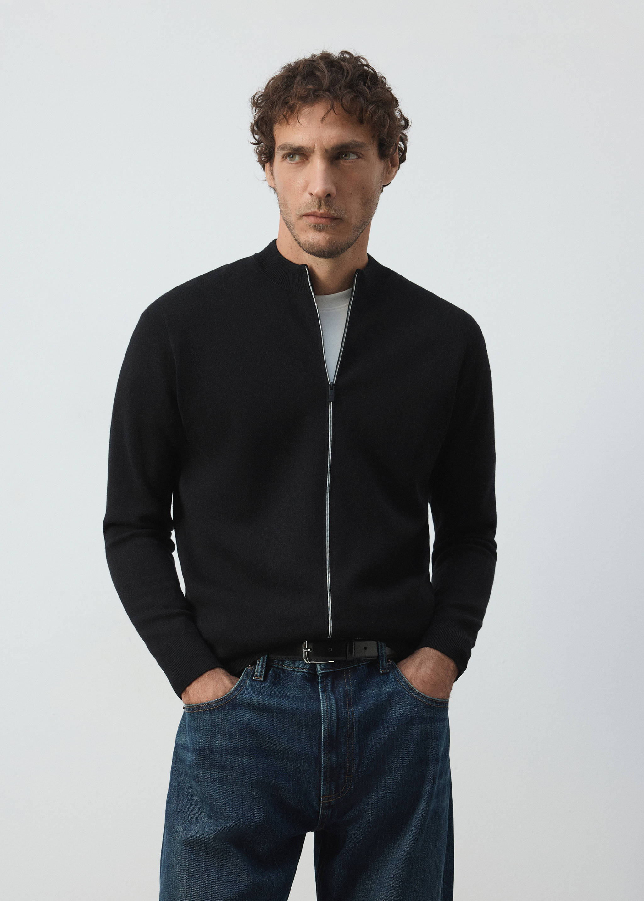 Comfort stretch knit cardigan - Medium plane