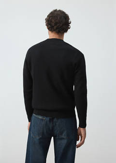 Comfort stretch knit cardigan — Black 12