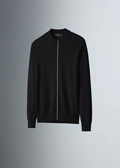 Comfort stretch knit cardigan — Black 6