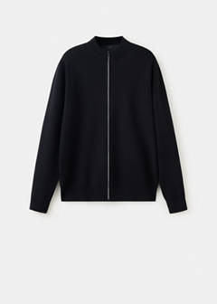 Comfort stretch knit cardigan — Black 7