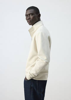 Cotton blend sweatshirt zipper — Off White 5