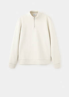 Cotton blend sweatshirt zipper — Off White 6