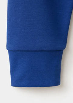 Cotton blend sweatshirt zipper — Ink Blue 8