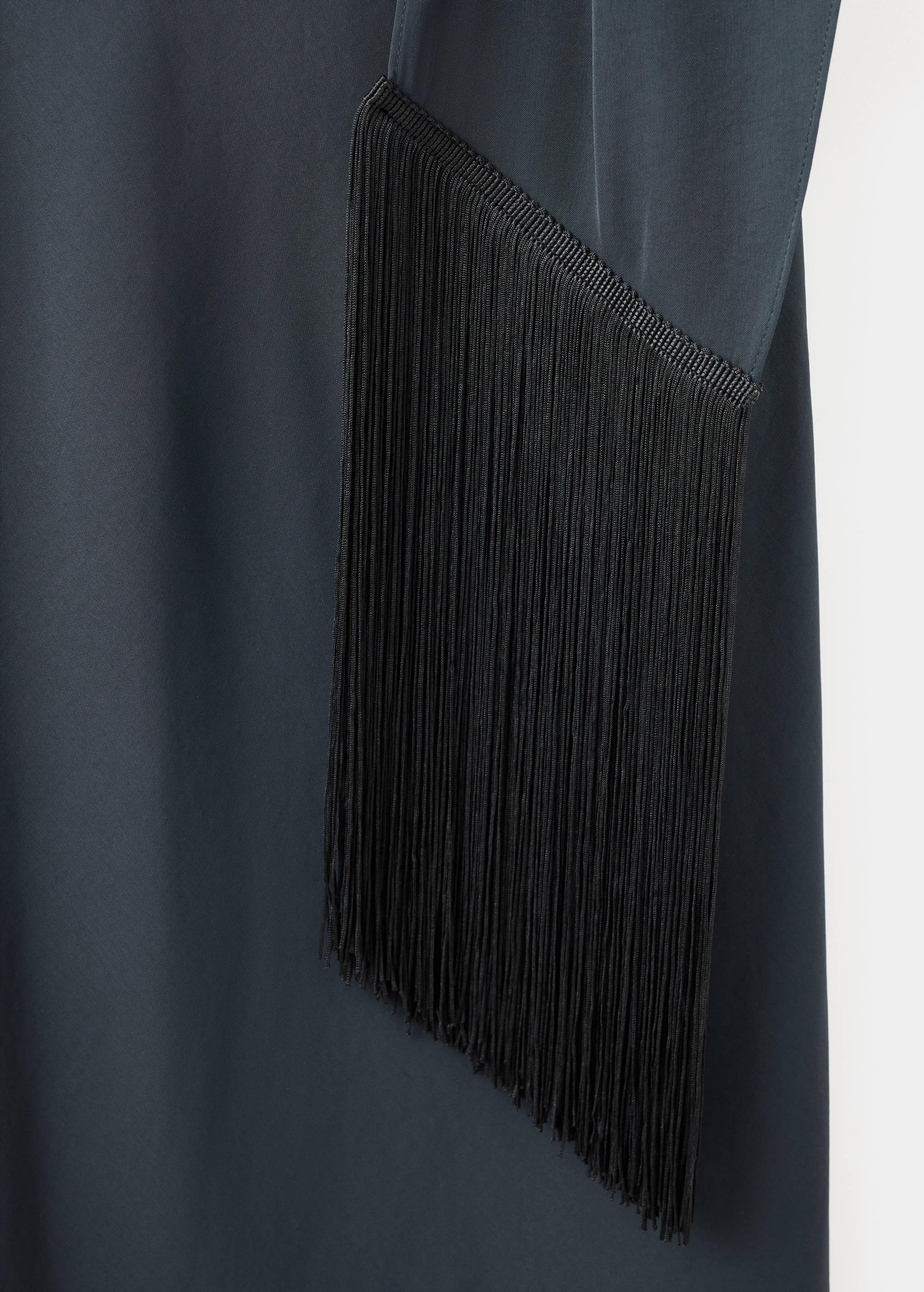 Draped fringe dress - Details of the article 0
