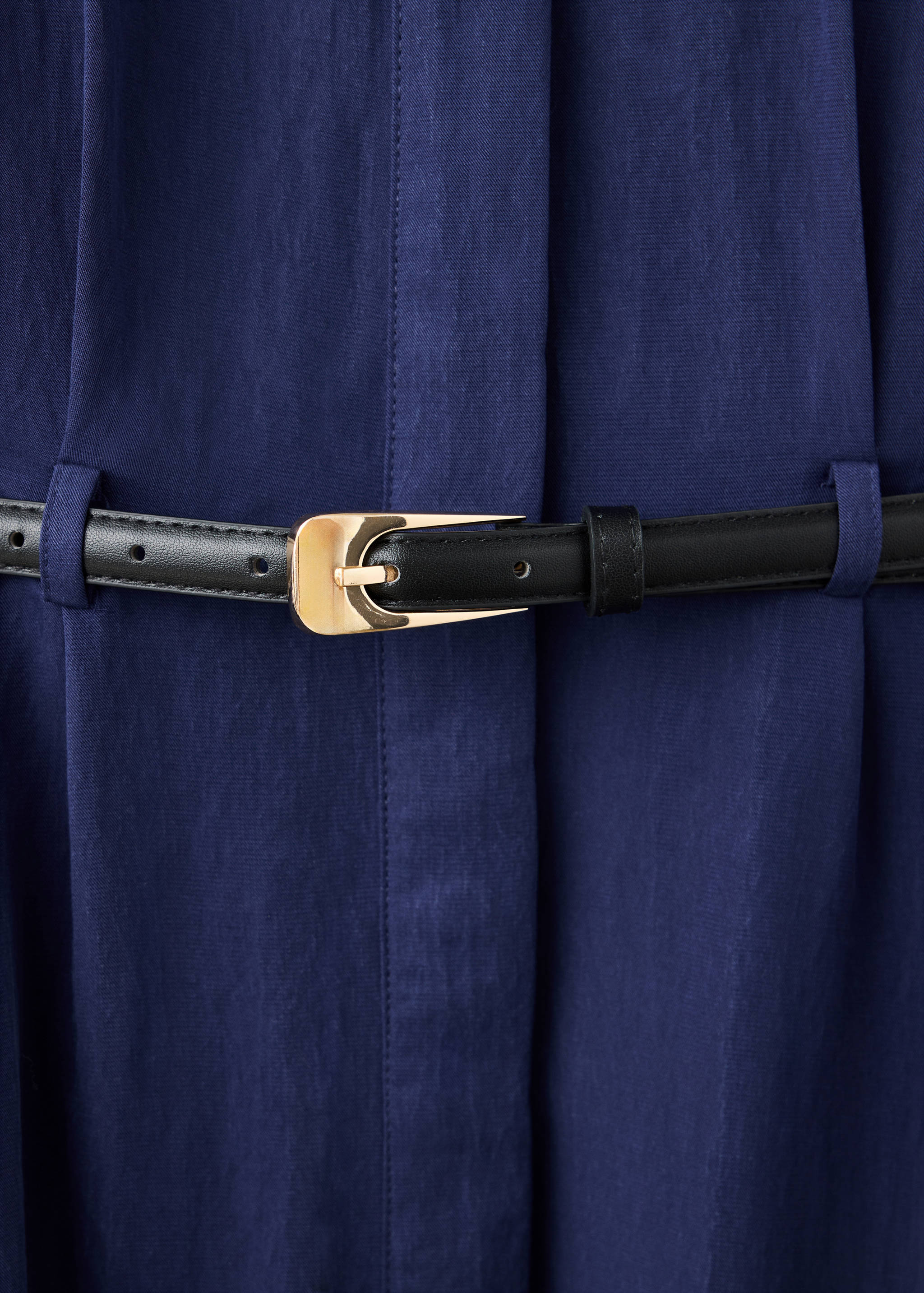 Lyocell shirt dress - Details of the article 0