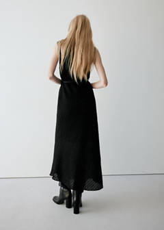 Ruched dress with belt — Brown 12