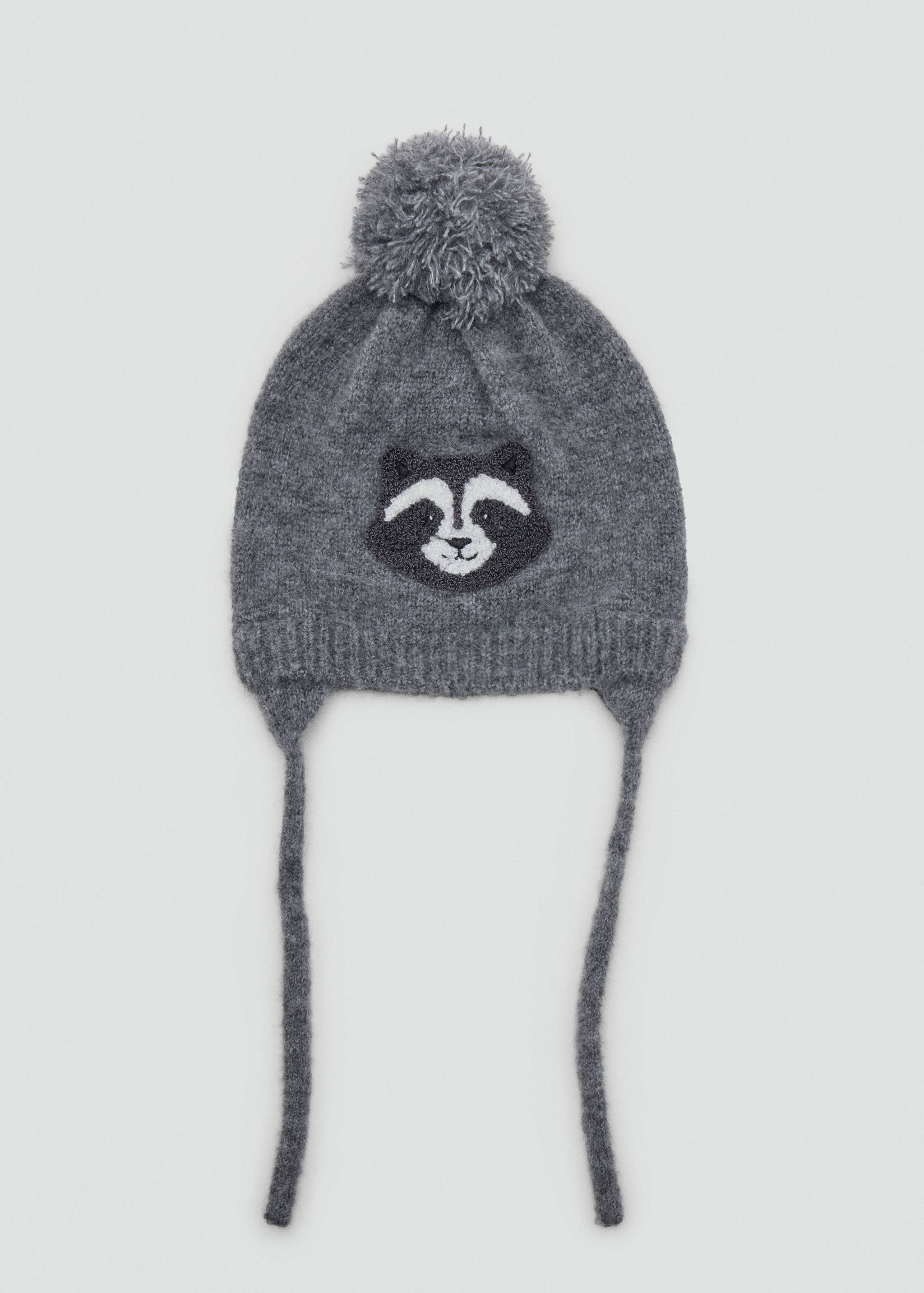 Gorro de malha de guaxinim - Artigo sem modelo