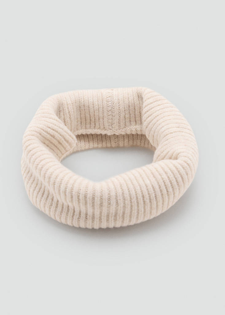 Knit scarf — Sand