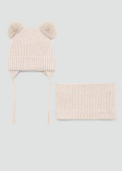 Knit scarf — Sand 4