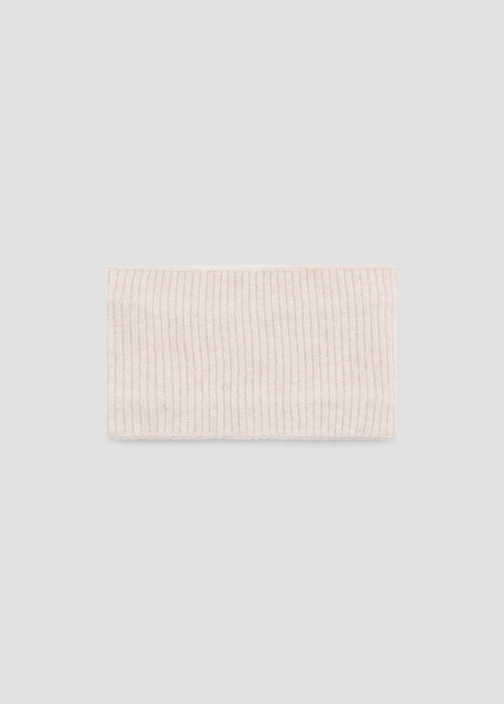 Knit scarf — Sand
