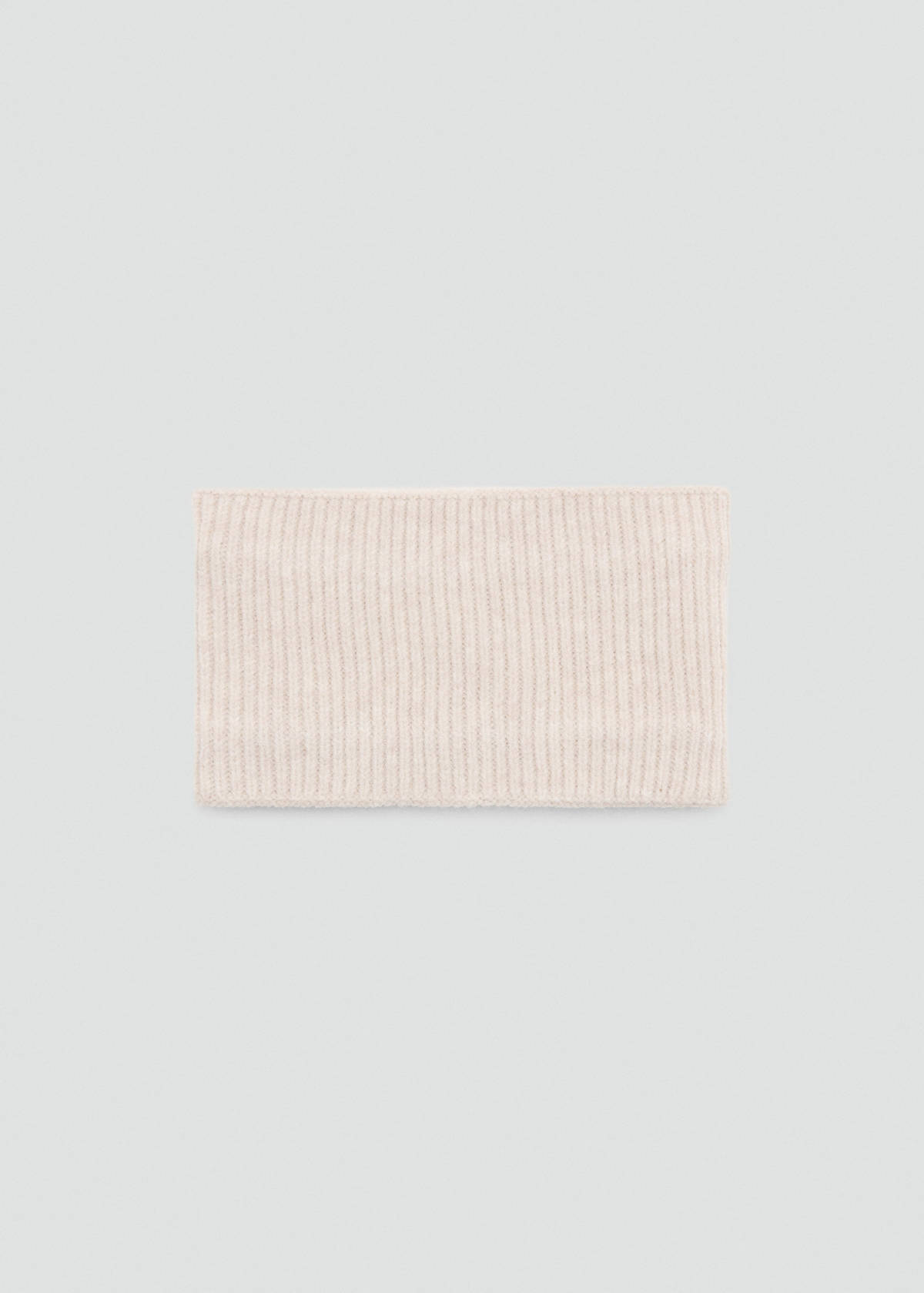 Knit scarf — Sand