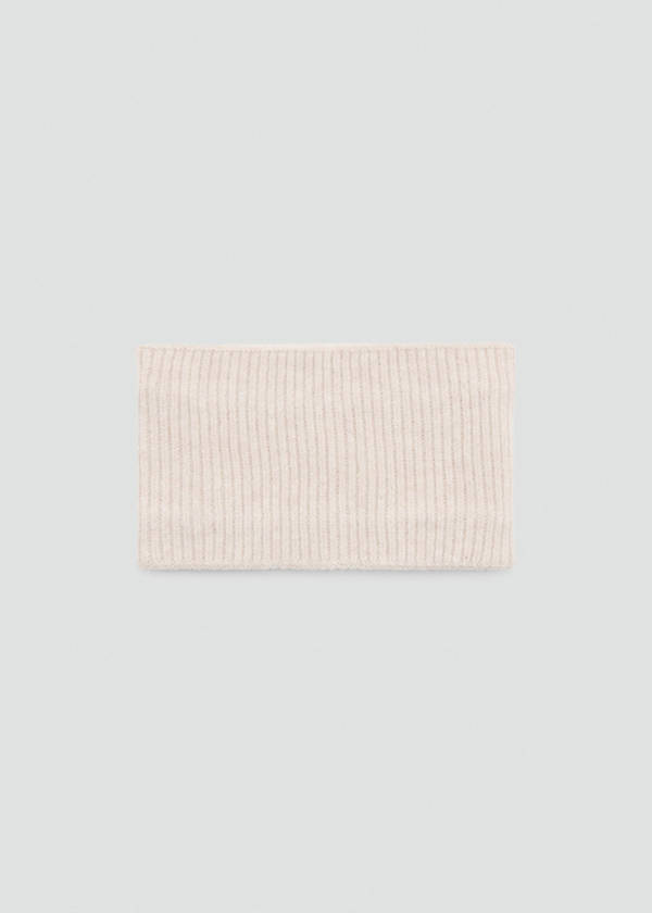 Knit scarf — Sand