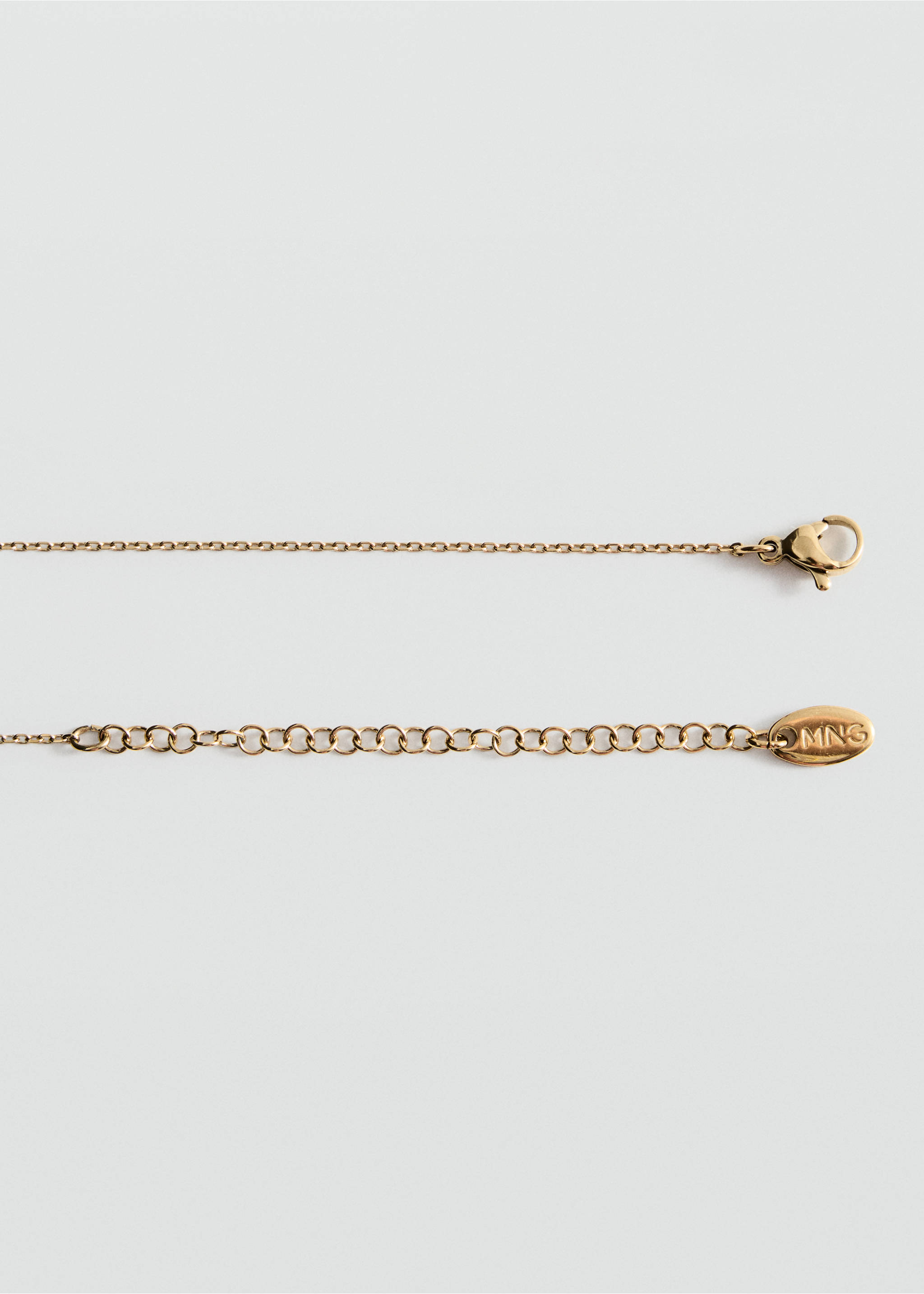 Bead chain necklace - Details of the article 1, Gold. Ref: 37065992-00.
