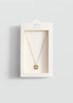 Stainless steel bead necklace — Gold 4