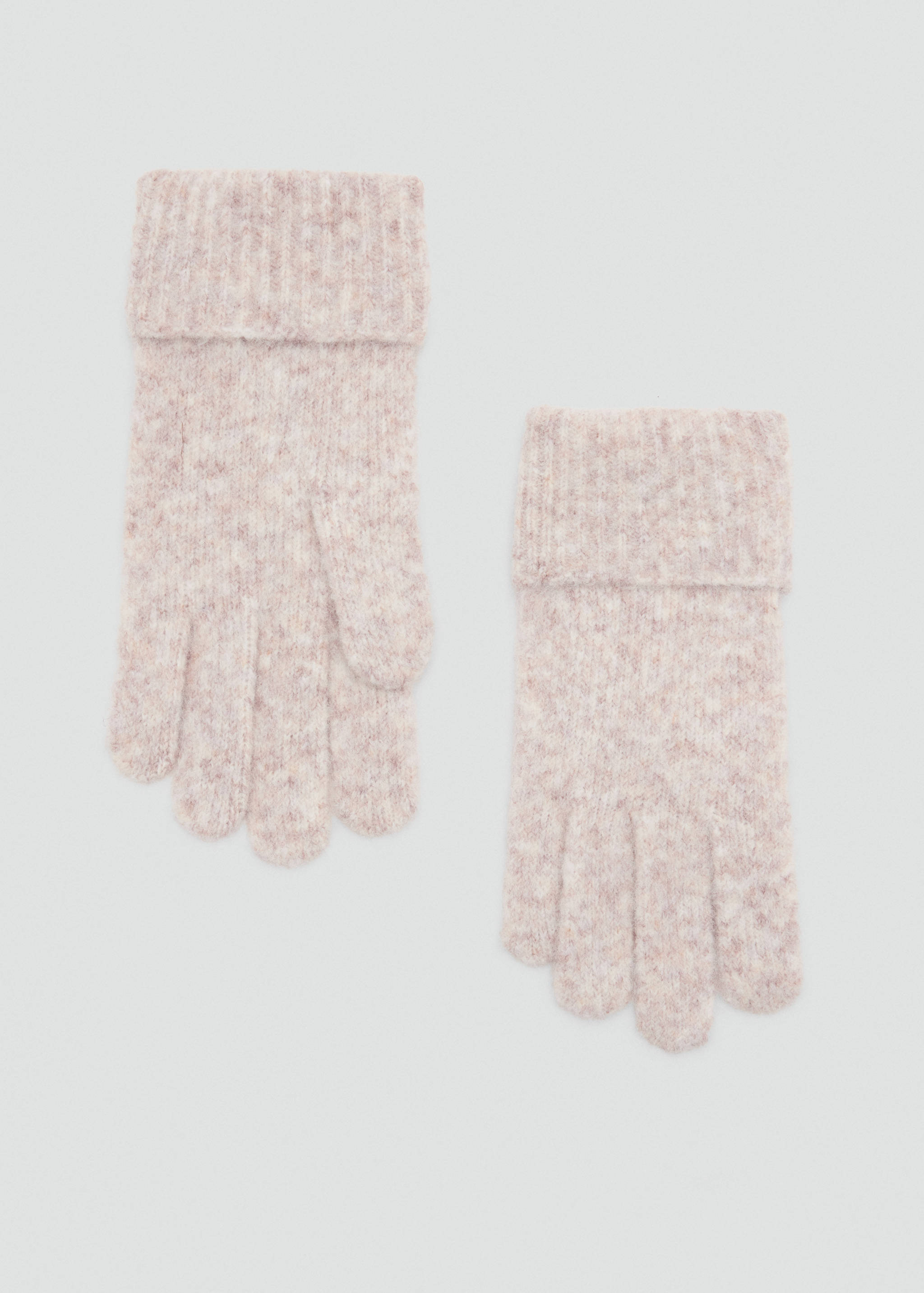 Knitted wool-blend gloves - Article without model