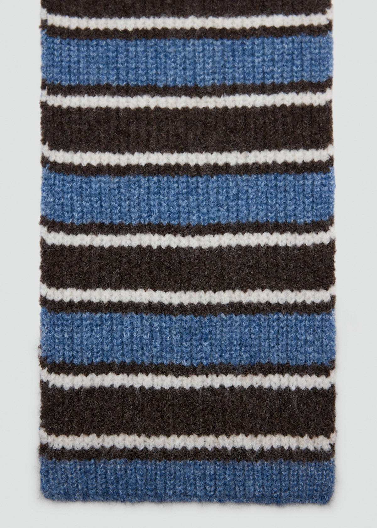 Striped scarf — Sky Blue