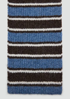 Striped scarf — Sky Blue 2