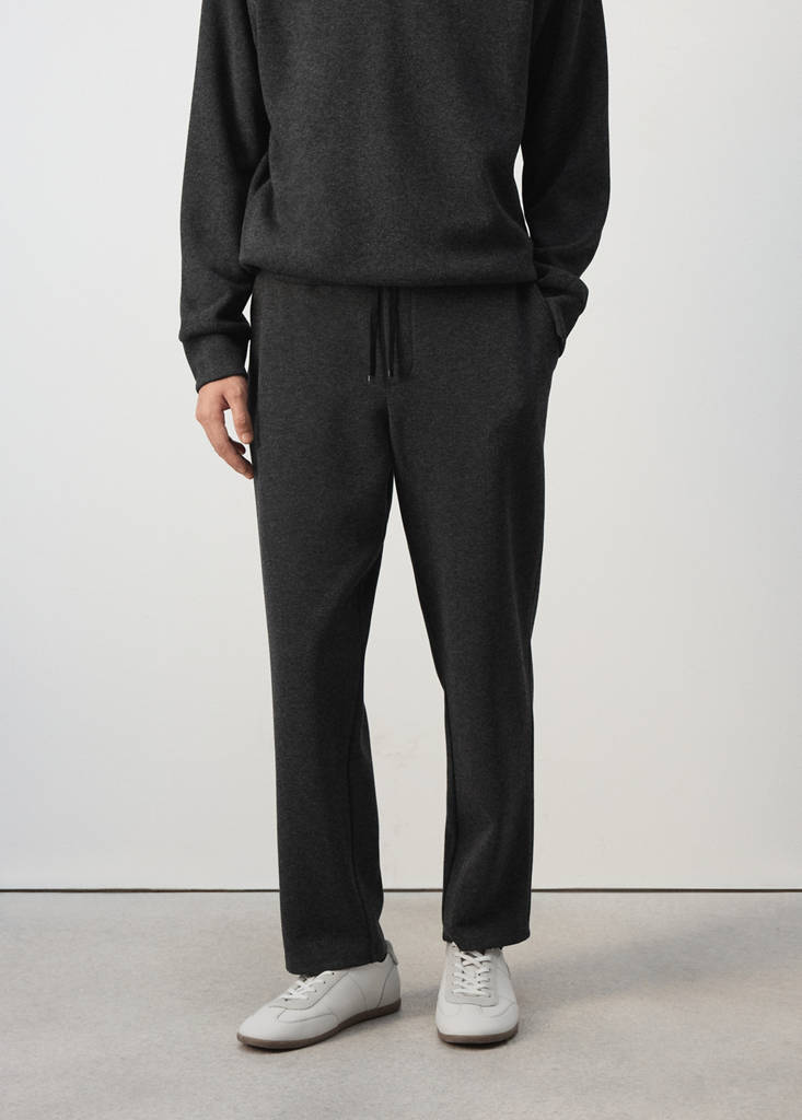 Joggers with elasticated waistband and drawstring - thumbnail 2