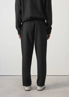 Joggers with elasticated waistband and drawstring — Dark Grey 3