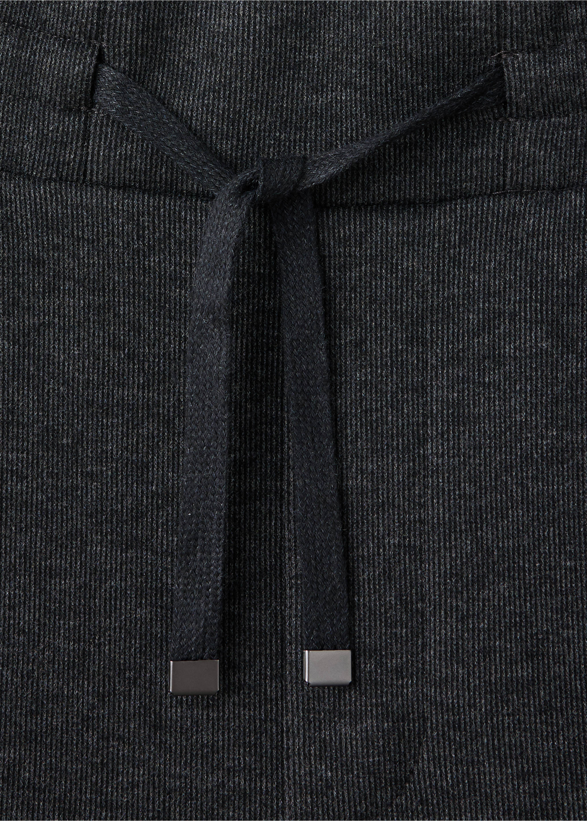Trousers pomj - Details of the article 8, Dark Grey. Ref: 37065996-00.