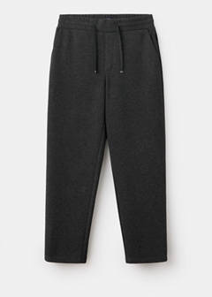 Joggers with elasticated waistband and drawstring — Dark Grey 7